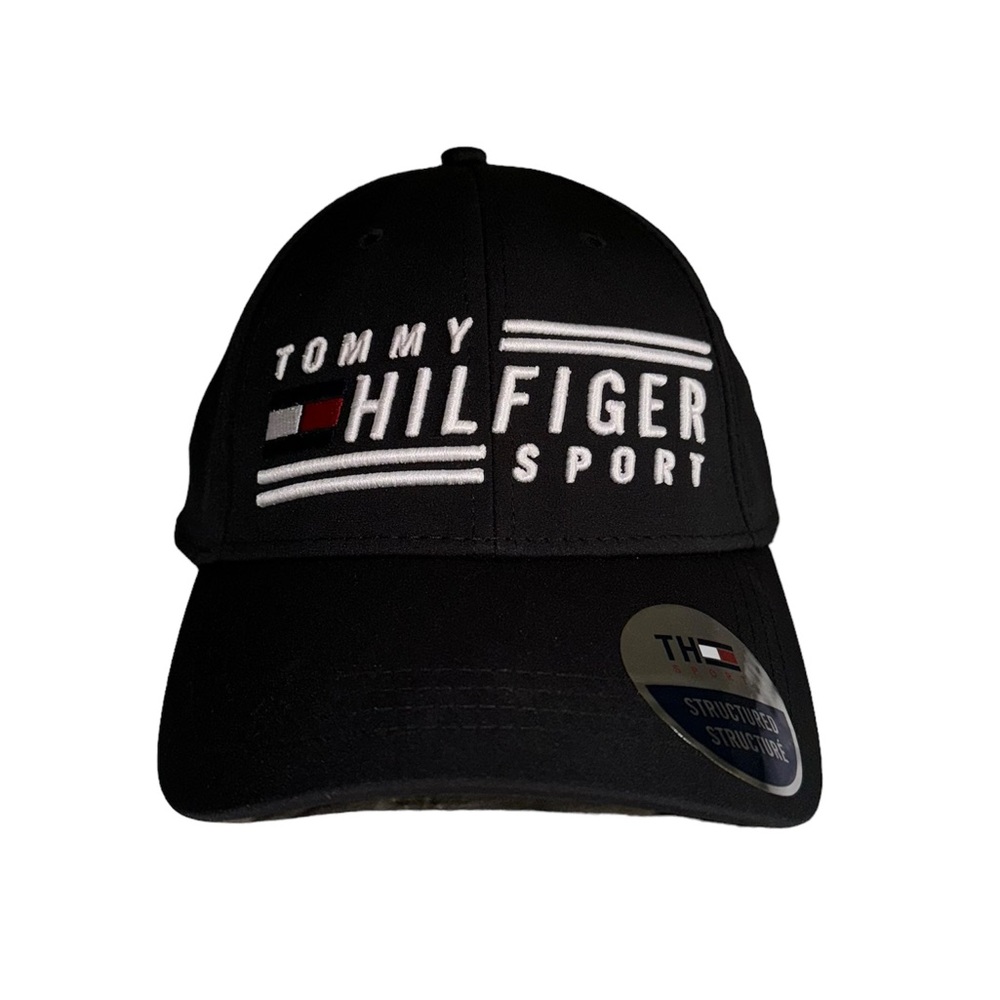 Tommy Hilfiger Structured Sport Cap In Black